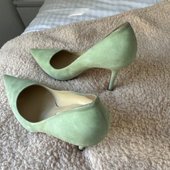 Jimmy Choo Women’s Love 85 Suede Pumps - Picture 4 of 5